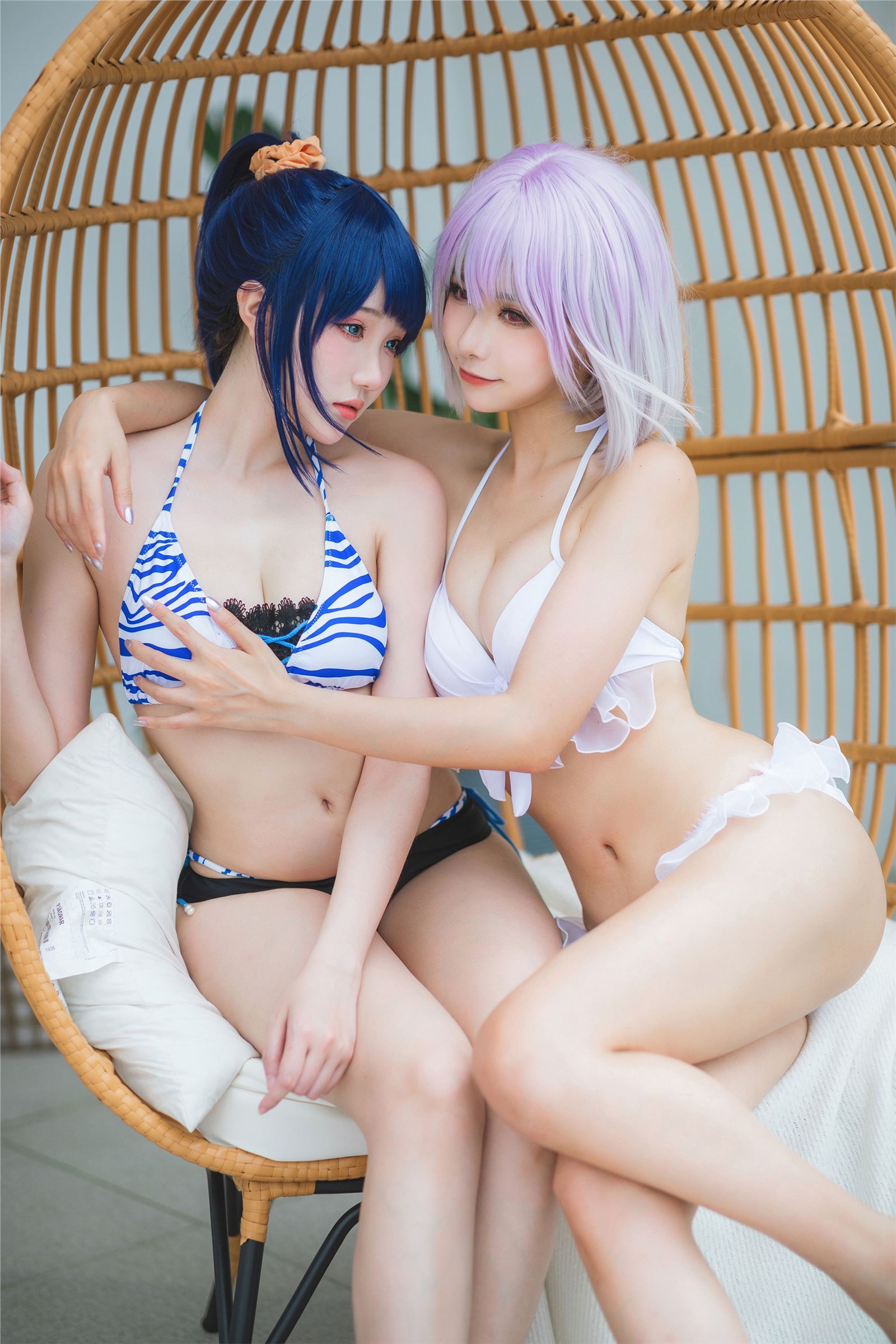 Momoko SunflowerGuaxi Sauce Vol.037 SSSS GRIDMAN Bao Duo Liu HuaXin Tiao Qian swimsuit(25)